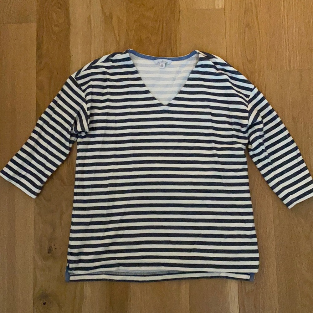 Striped ll bean shirt